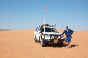 Shaun & the Colorado after successfully climbing Big Red